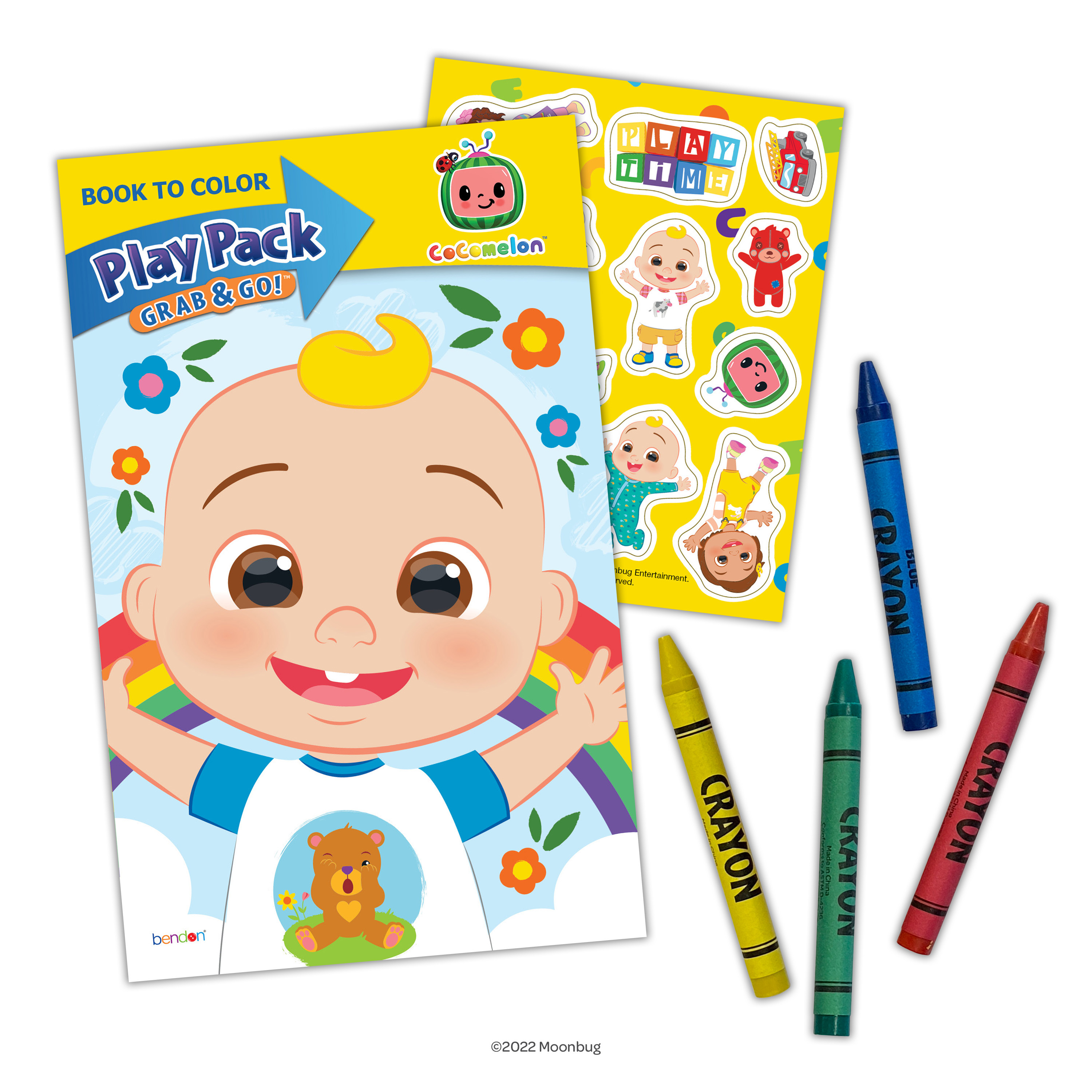 CoComelon Coloring Book Play Pack, Easter Party Favor Gifts